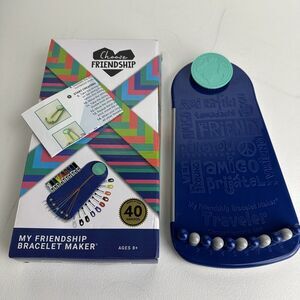 Choose Friendship, My Friendship Bracelet Maker, 20 Pre-Cut Assorted Colors New